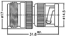 N Jack To BNC Plug Adapter　