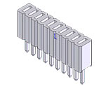 KFF-XXFXXX060S1XX - Female Header Pitch=1.27 Single Row Straight H=4.6 - Kendu Technology Co., Ltd.