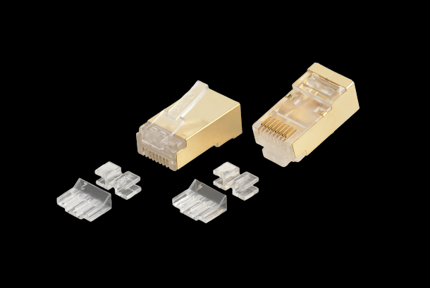 C6A 8P8C-F-RV Shielded RJ45 Modular Plug